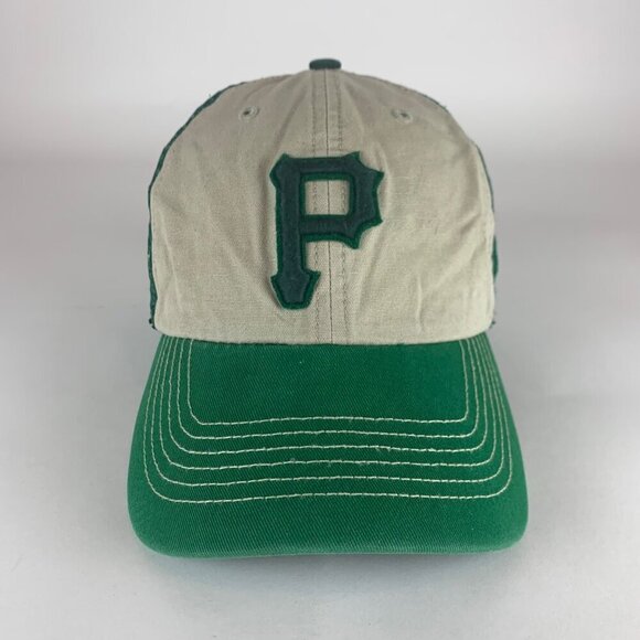 Pittsburgh Pirates MLB Green Beige 47 Brand St Patricks Day Trucker Hat - Picture 2 of 7